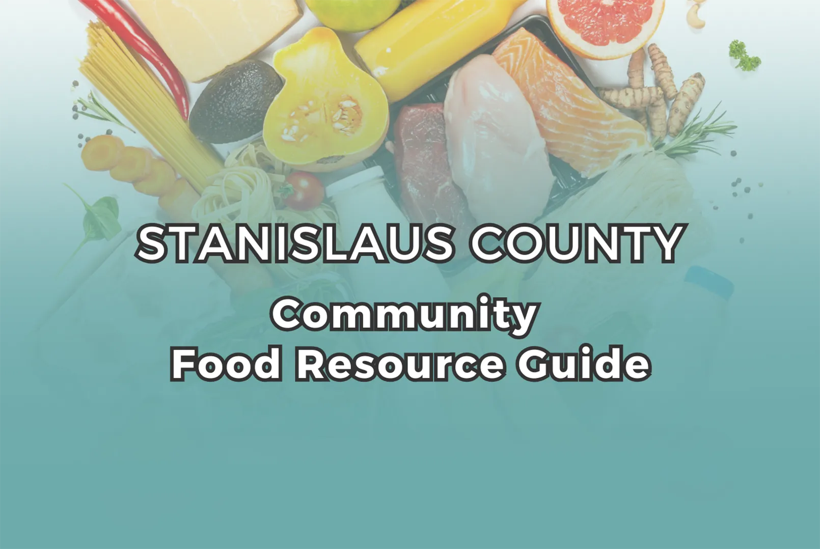 thumbnail picture of the cover of the Food Resource Guide Pamphlet/PDF