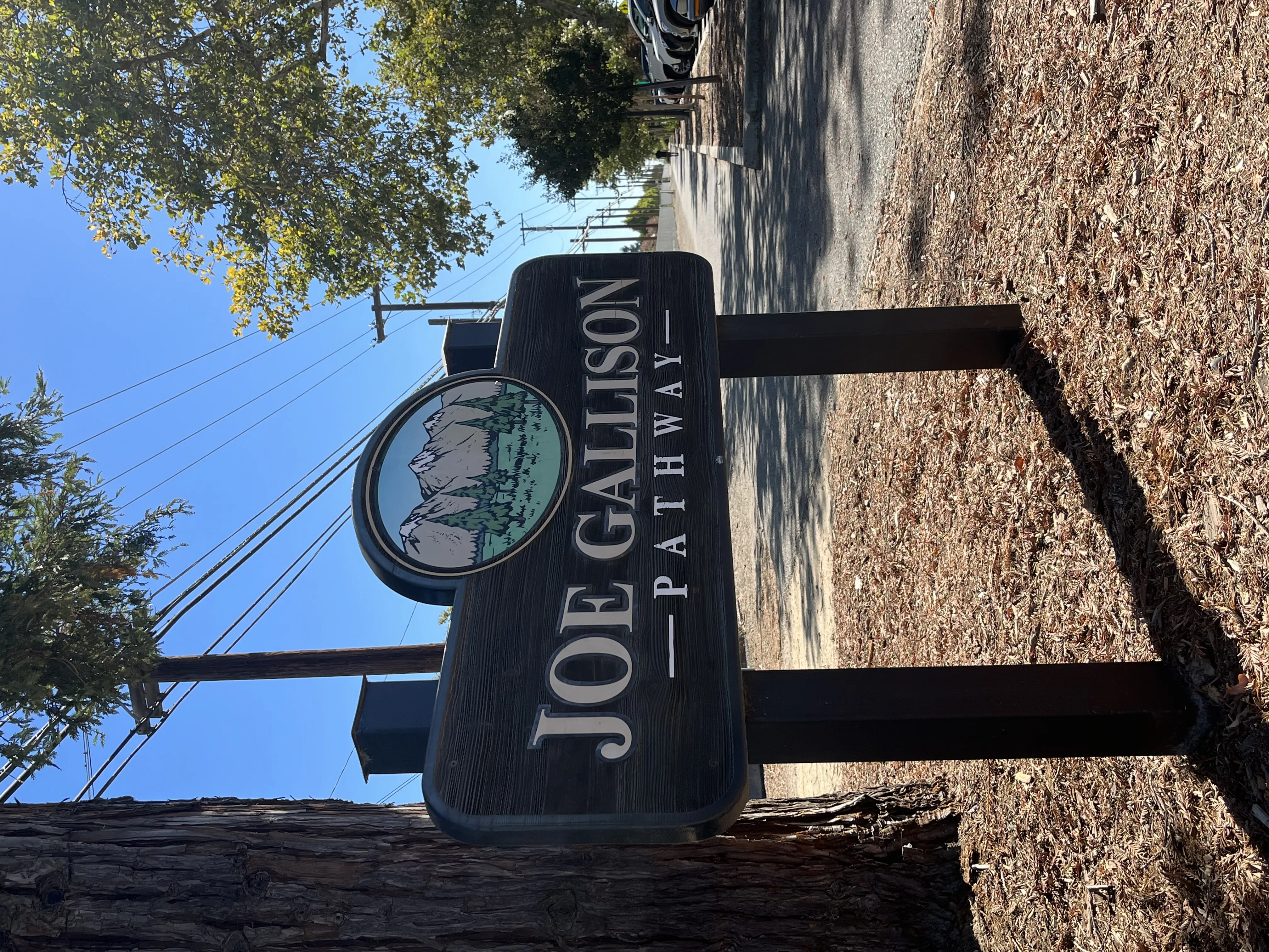 Joe Gallison Pathway sign