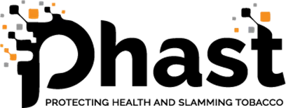 PHAST (pronounced Fast) Protecting Health and Slamming Tobacco Logo