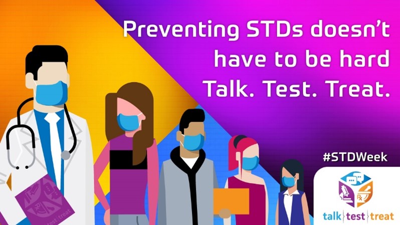 Preventing STDs doesn't have to be hard, Talk. Test. Treat. #STDWeek