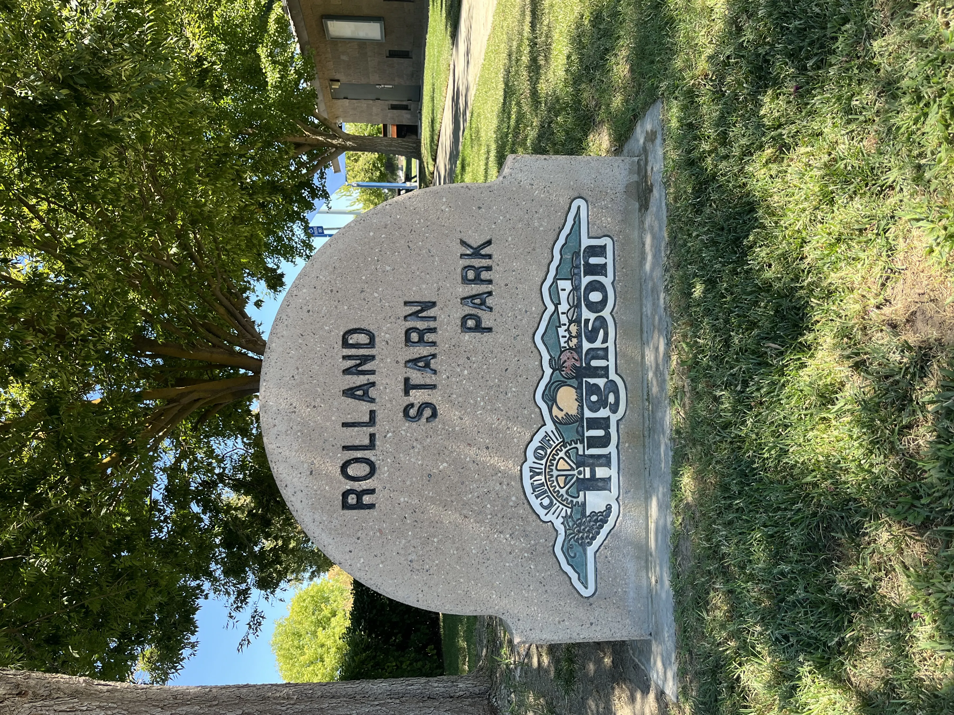Rolland Starn Park sign